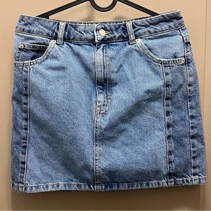 Topshop Denim Jean Short Skirt Size US 6
